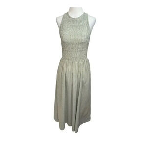 Madewell Smocked Midi Dress NWT